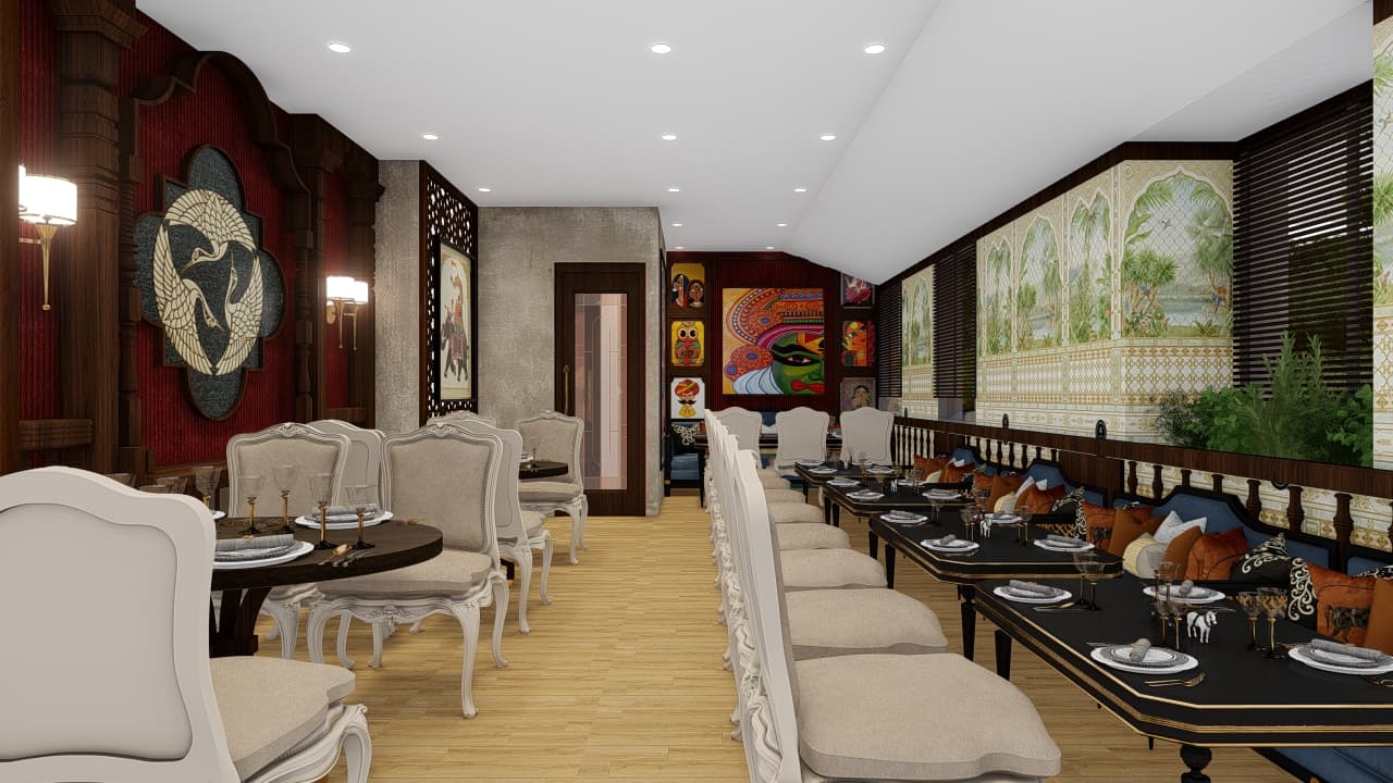 Main architectural vision for Mini India Pan Restaurant