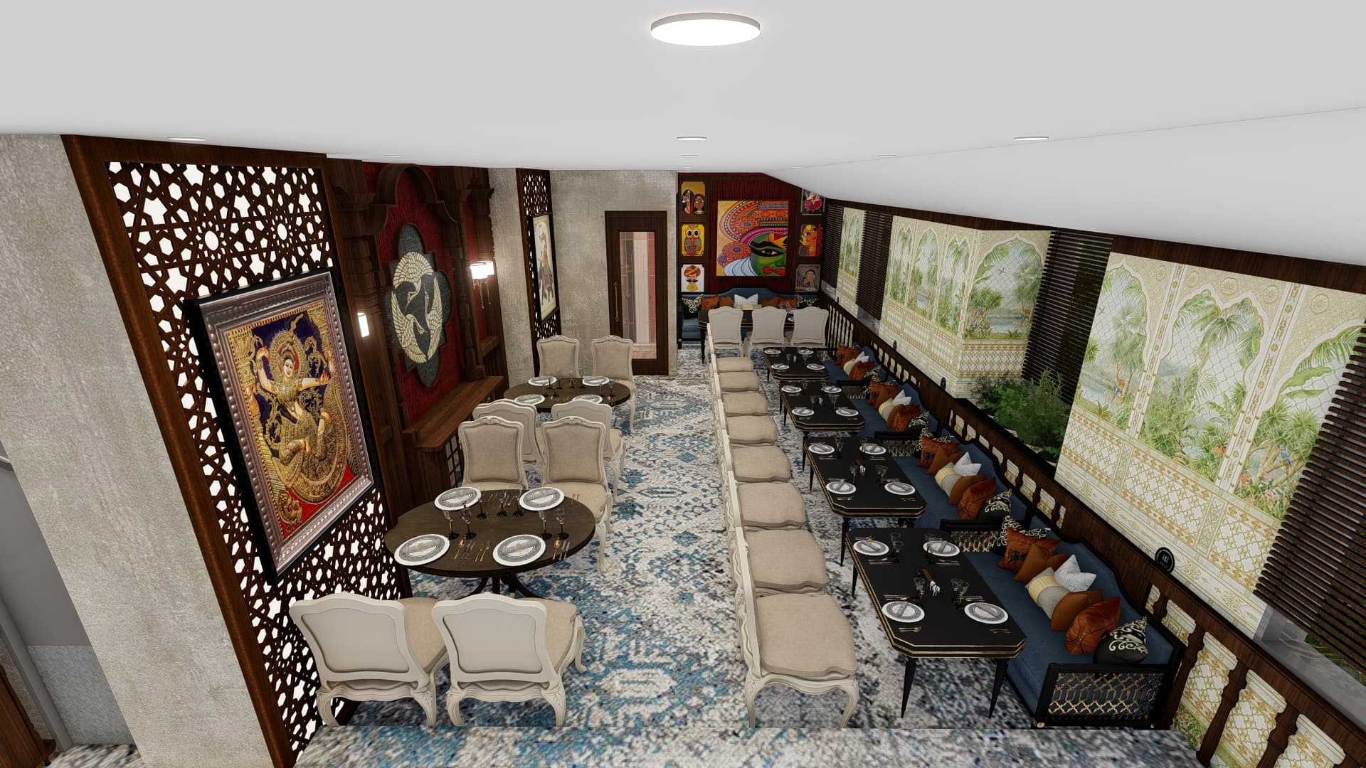 Architectural project: Mini India Pan Restaurant