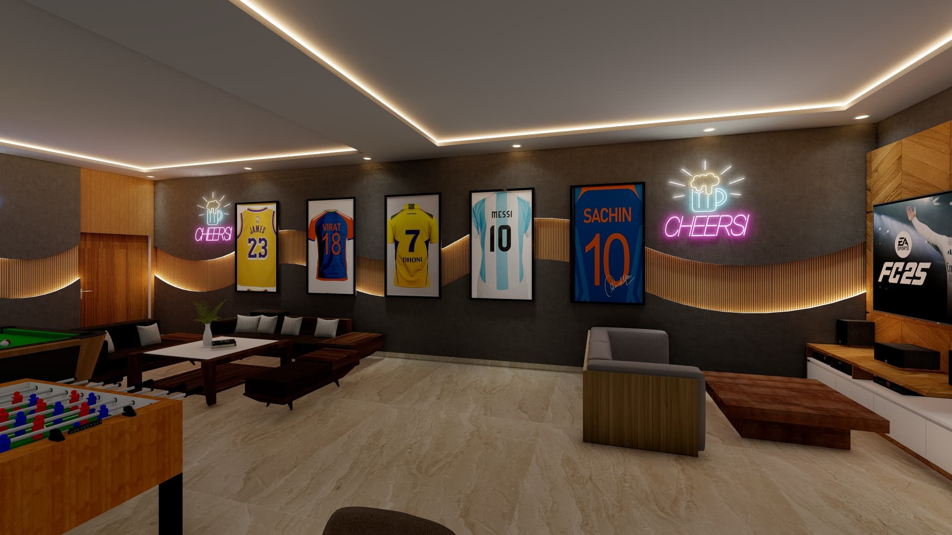 Portfolio work: Sports Bar