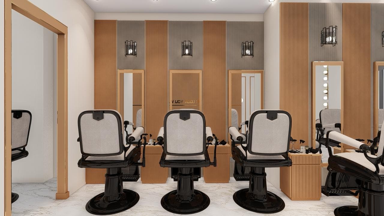 Main architectural vision for Elite Salon