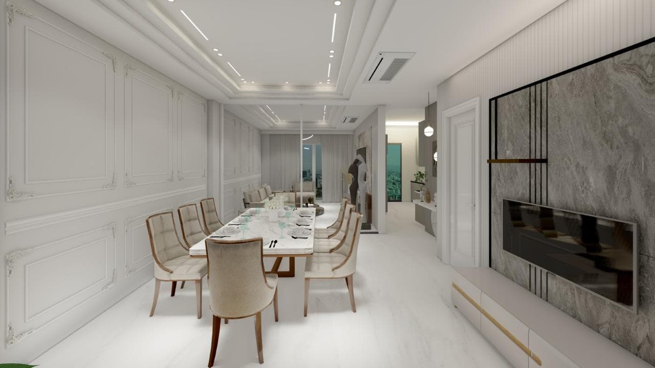 Main architectural vision for D1 Residence